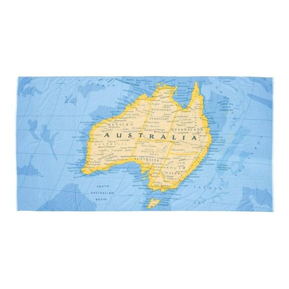 NEW Annabel Trends Aussie Australia Map Scarf - Picture 9 of 9